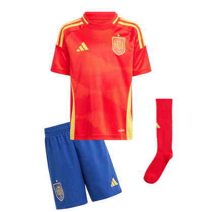 EQUIPACIÓN SELECCIÓN ESPAÑA HOME PARA NIÑO 24/25 CON MEDIAS