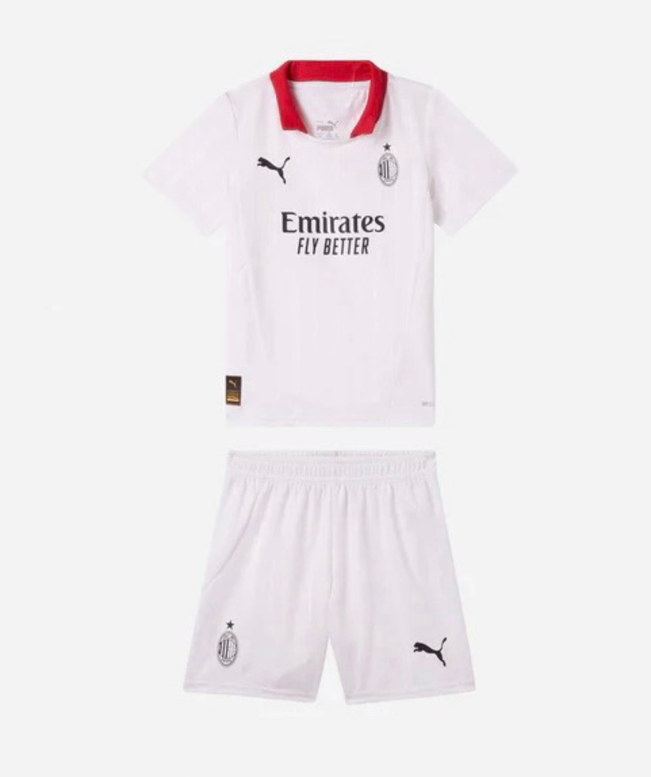 CAMISETA Y PANTALON CORTO PARA NIÑO AC MILAN AWAY 24/25