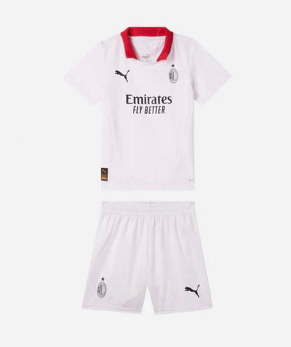 CAMISETA Y PANTALON CORTO PARA NIÑO AC MILAN AWAY 24/25