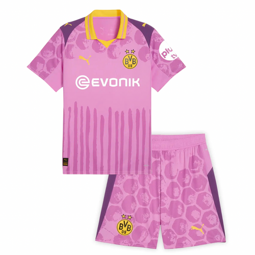 CAMISETA Y PANTALONES CORTOS PARA NIÑOS BORUSSIA DORTMUND PORTERO 25/26