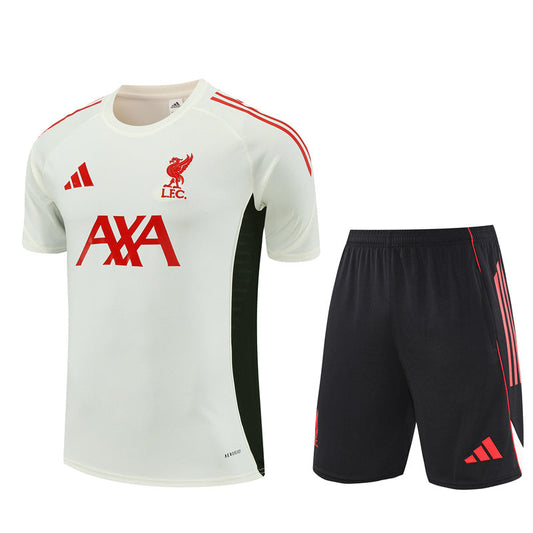 CAMISETA Y PANTALONES CORTOS PARA NIÑO LIVERPOOL 25/26