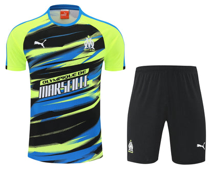 CAMISETA Y PANTALÓN CORTO ENTRENAMIENTO OLYMPIQUE DE MARSEILLE 25/26