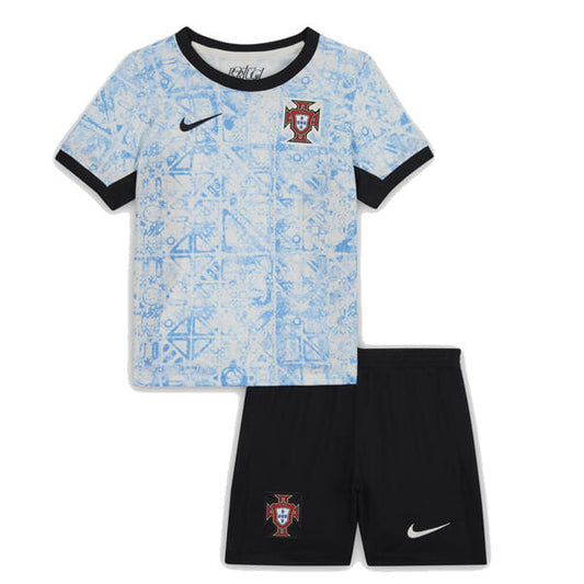 CAMISA E PANTALONES CORTOS PARA NIÑO PORTUGAL AWAY 24/25