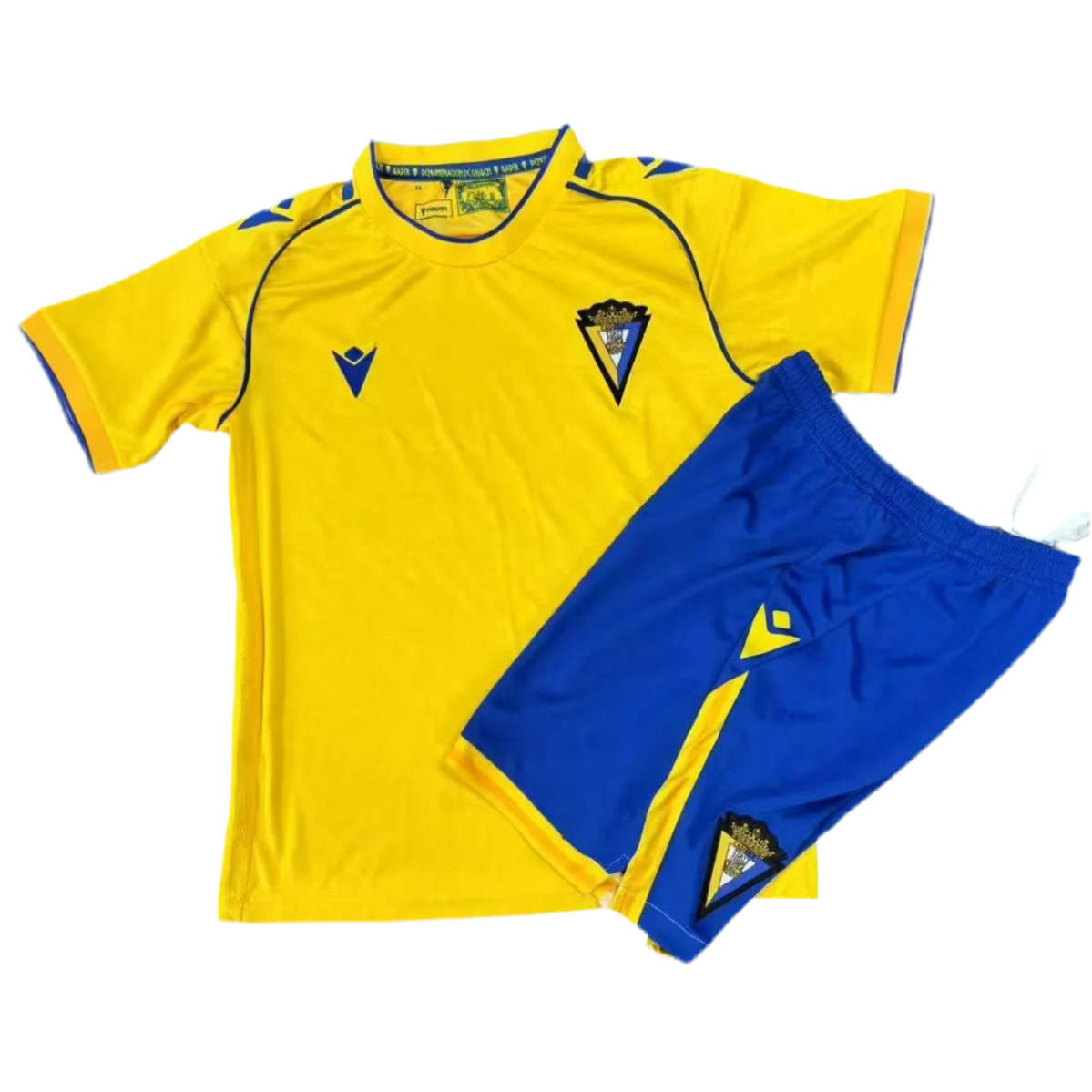 CAMISETA Y PANTALÓN CORTO NIÑO CADIZ HOME 25/26