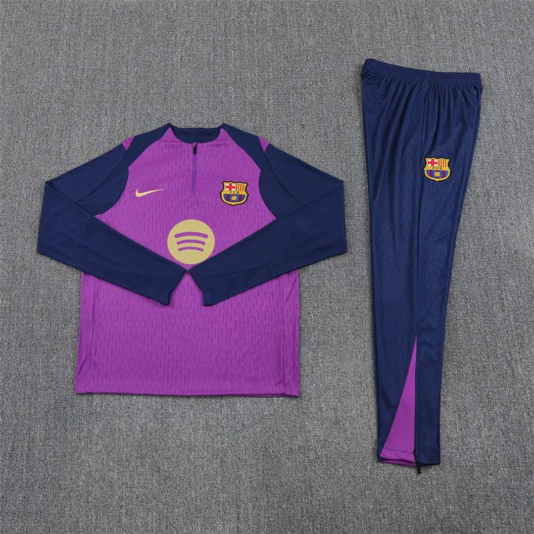CONJUNTO DE ENTRENAMIENTO BARCELONA 25/26 HALF ZIP – HOMBRE