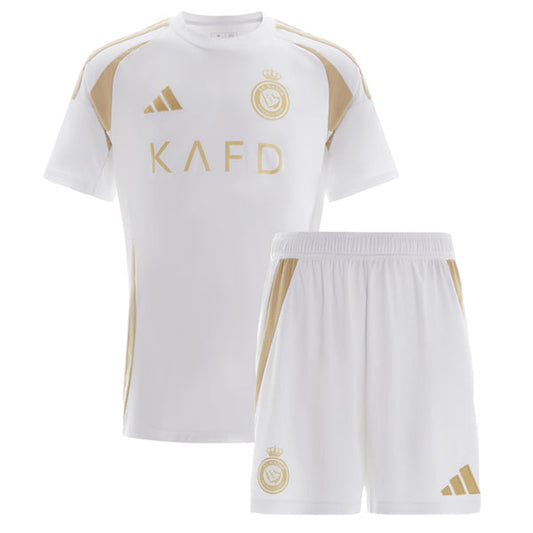 CAMISETA E PANTALONES CORTOS PARA NIÑOS AL-NASSR THIRD 24/25