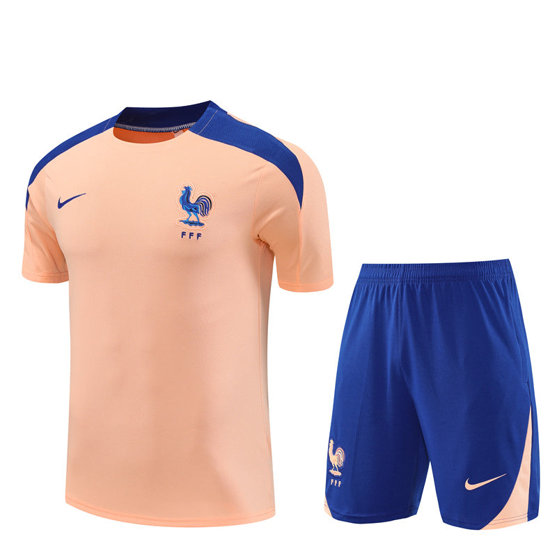 CAMISETA Y PANTALÓN CORTO DE ENTRENAMIENTO FRANCIA NIÑO 25/26
