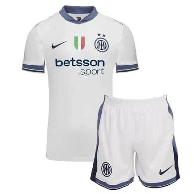 CAMISETA Y PANTALON CORTO PARA NIÑO INTER AWAY 24-25