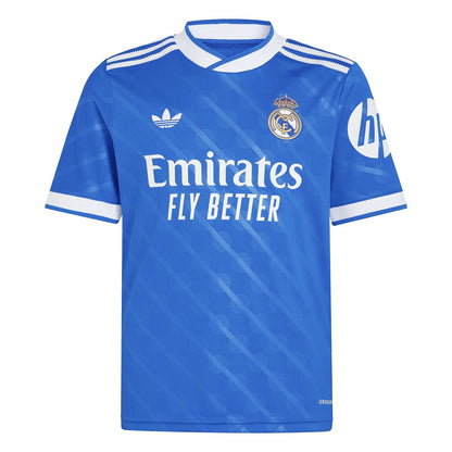 CAMISETA Y PANTALONES CORTOS NIÑOS REAL MADRID THIRD 25/26 - CON MEDIAS