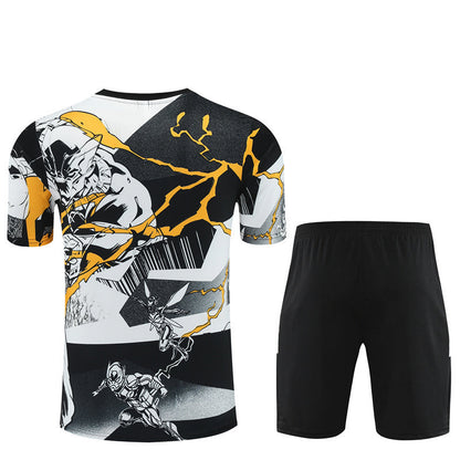 CAMISETA Y PANTALÓN CORTO ENTRENAMIENTO REAL MADRID MARVEL 25/26