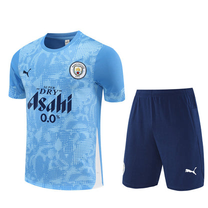 CAMISA E PANTALONES CORTOS PARA NIÑOS MANCHESTER CITY 25/26