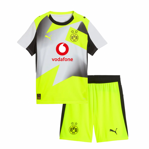 CAMISETA Y PANTALONES CORTOS PARA NIÑOS BORUSSIA DORTMUND AWAY 25/26