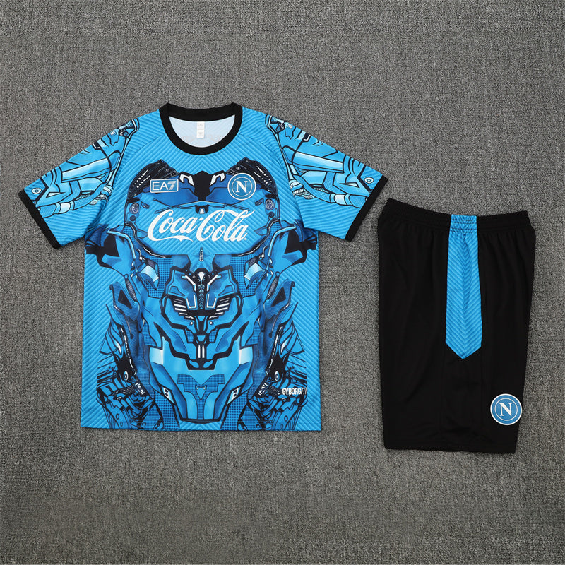 CAMISETA Y PANTALÓN CORTO ENTRENAMIENTO SSC NAPOLI 25/26