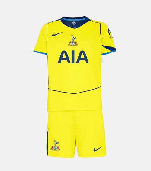 CAMISETA Y PANTALONES CORTOS PARA NIÑOS TOTTENHAM HOTSPUR THIRD 25/26