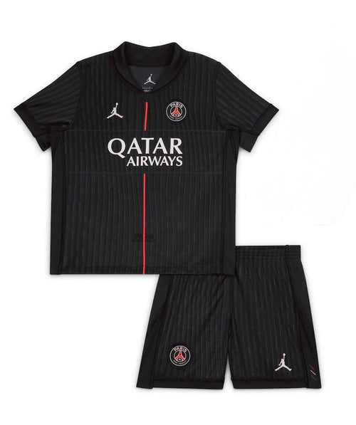 CAMISA E PANTALONES CORTOS PARA NIÑOS PSG JORDAN FOURTH 24/25