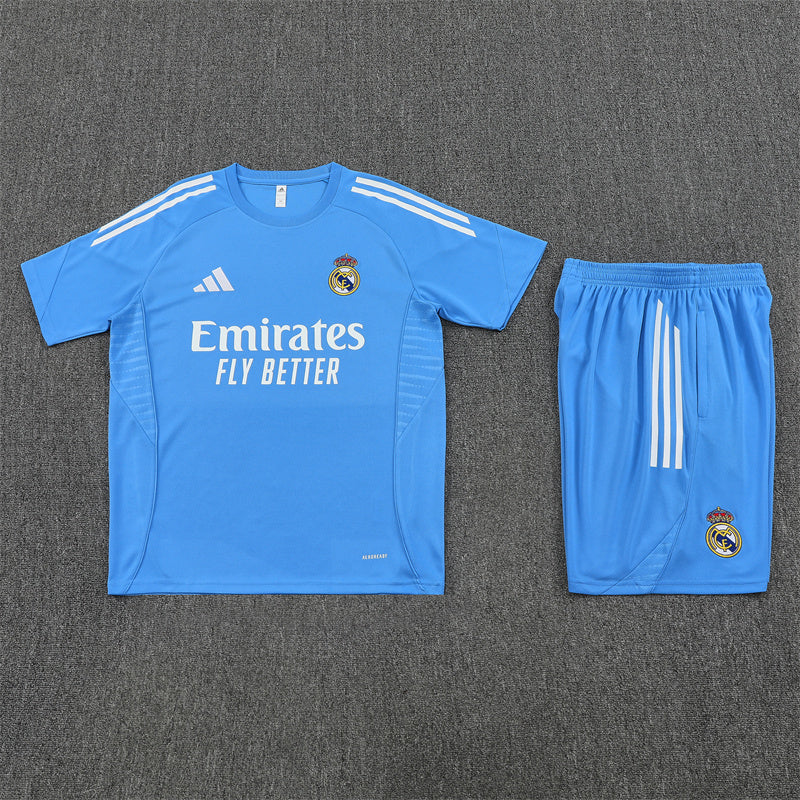CAMISETA Y PANTALÓN CORTO ENTRENAMIENTO REAL MADRID 25/26