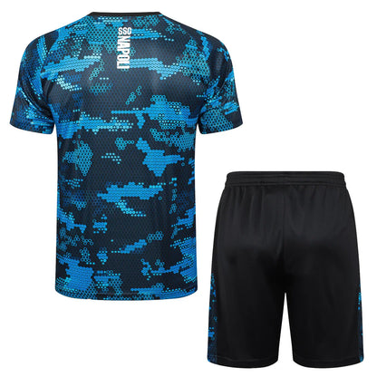 CAMISETA Y PANTALON CORTO PARA NIÑO NAPOLI 24/25