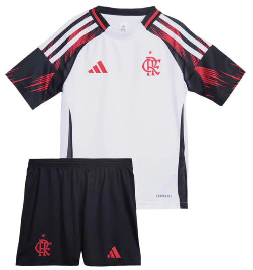 CAMISETA Y PANTALÓN CORTO NIÑO FLAMENGO AWAY 25/26