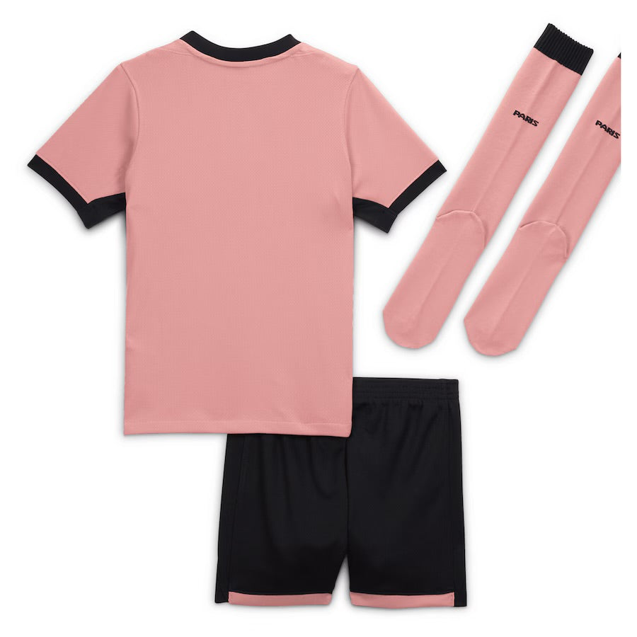 CAMISA E PANTALONES CORTOS PARA NIÑOS PSG THIRD 24/25 - CON MEDIAS
