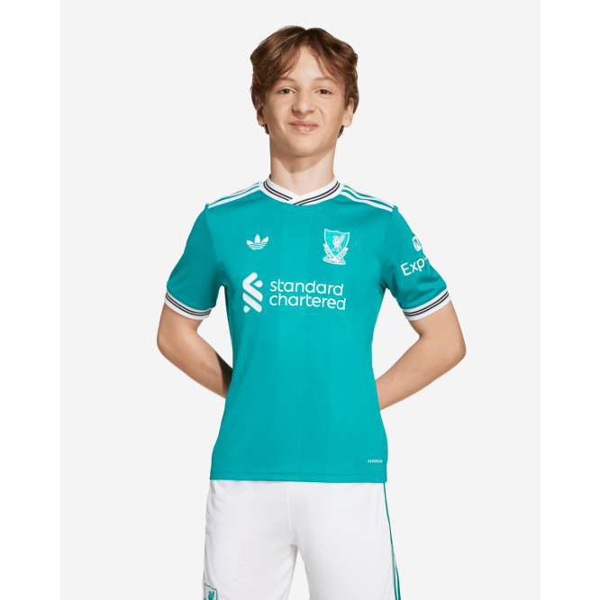 CAMISETA Y PANTALONES CORTOS PARA NIÑOS LIVERPOOL THIRD 25/26