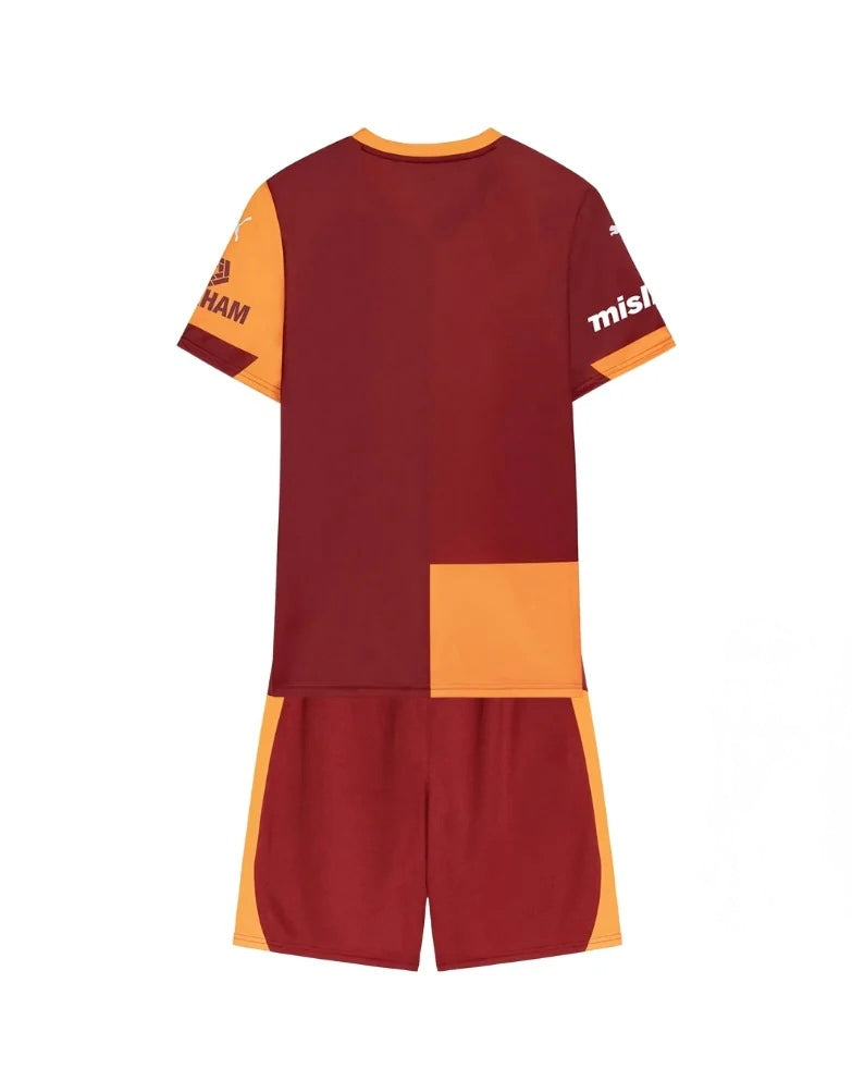CAMISETA Y PANTALON CORTO PARA NIÑO GALATASARAY HOME 25/26