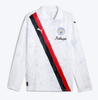 CAMISETA MANCHESTER CITY KIDSUPER 25/26 - MANGA LARGA