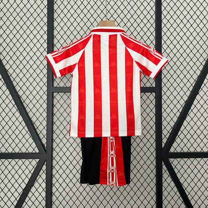 CAMISA E PANTALON CORTO NIÑO ATHLETIC BILBAO HOME RETRO 95/97