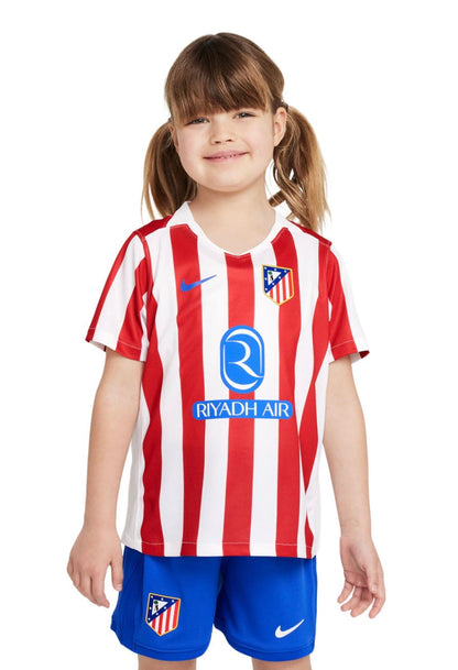 CAMISETA Y PANTALONES CORTOS PARA NIÑOS ATLETICO DE MADRID HOME 25/26