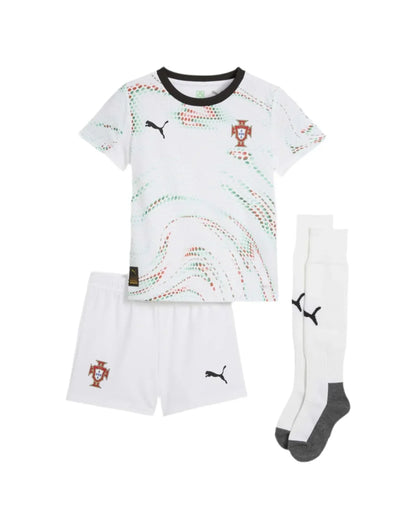 CAMISA E PANTALONES CORTOS PARA NIÑO PORTUGAL AWAY 25/26 - CON MEDIAS