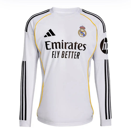 CAMISETA REAL MADRID HOME MANGA LARGA 25/26