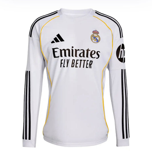 CAMISETA REAL MADRID HOME MANGA LARGA 25/26