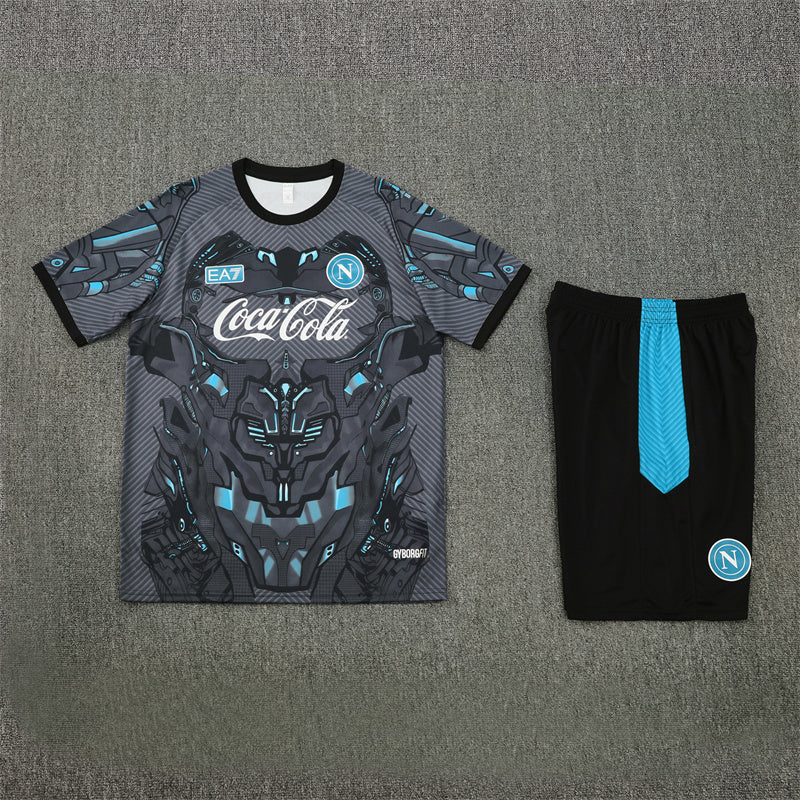 CAMISETA Y PANTALÓN CORTO ENTRENAMIENTO SSC NAPOLI 25/26