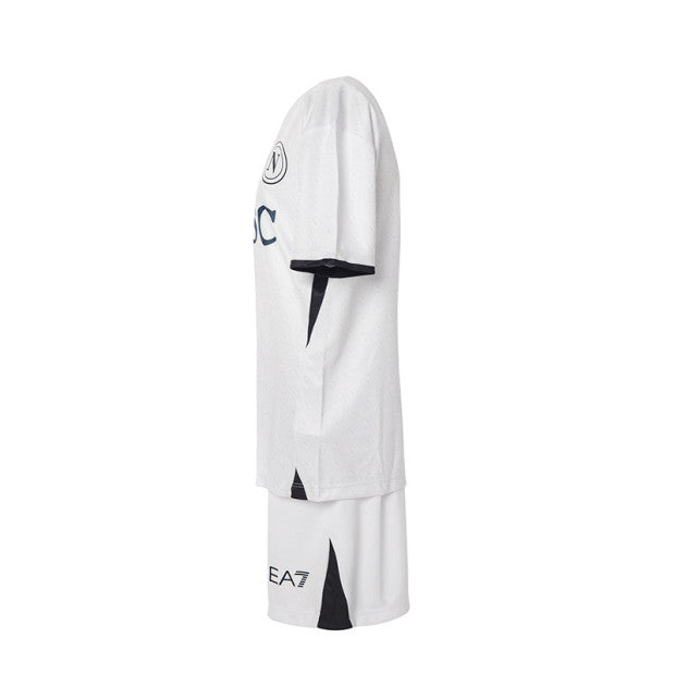 CAMISETA Y PANTALON CORTO PARA NIÑO NAPOLI AWAY 24/25