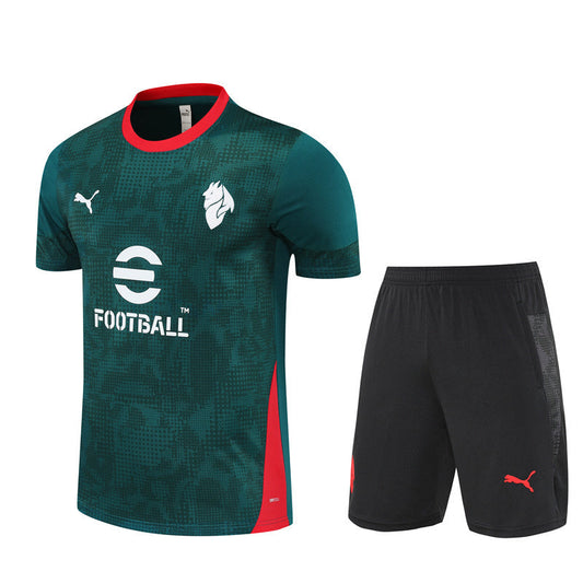 CAMISETA Y PANTALON CORTO PARA NIÑO AC MILAN 25/26