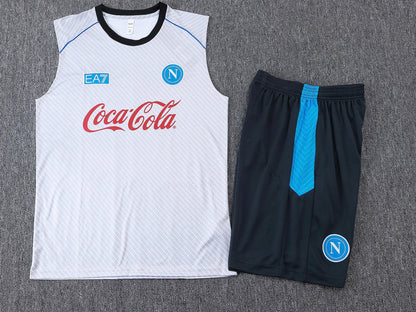 CAMISETA Y PANTALÓN CORTO ENTRENAMIENTO SSC NAPOLI 25/26
