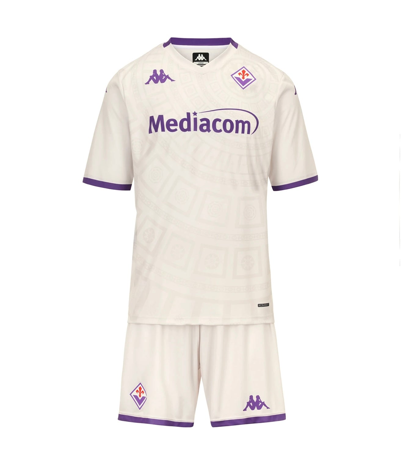 CAMISETA Y PANTALON CORTO PARA NIÑO FIORENTINA AWAY 25/26