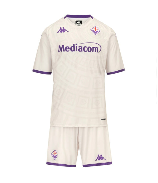 CAMISETA Y PANTALON CORTO PARA NIÑO FIORENTINA AWAY 25/26
