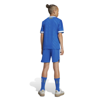 CAMISETA Y PANTALONES CORTOS NIÑOS REAL MADRID THIRD 25/26 - CON MEDIAS