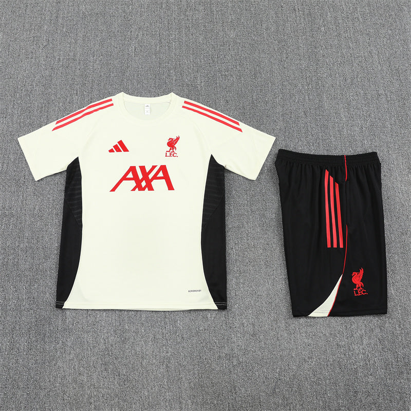 CAMISETA Y PANTALONES CORTOS PARA NIÑO LIVERPOOL 25/26