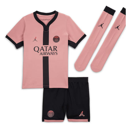 CAMISA E PANTALONES CORTOS PARA NIÑOS PSG THIRD 24/25 - CON MEDIAS