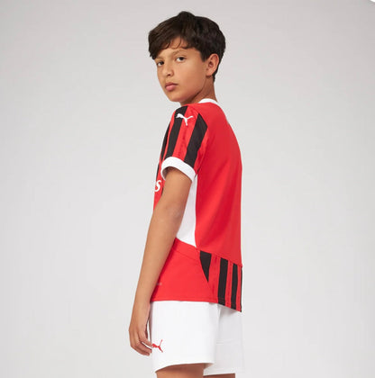 CAMISETA Y PANTALON CORTO PARA NIÑO AC MILAN HOME 24/25