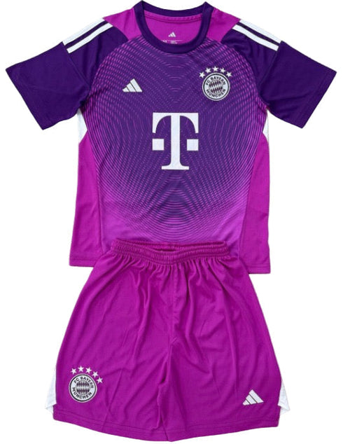 CAMISETA Y PANTALÓN CORTO PORTERO NIÑO BAYERN MUNICH 25/26