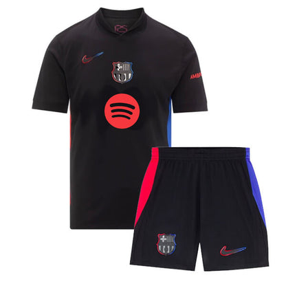 CAMISA E PANTALONES CORTOS PARA NIÑO FC BARCELONA AWAY 24/25