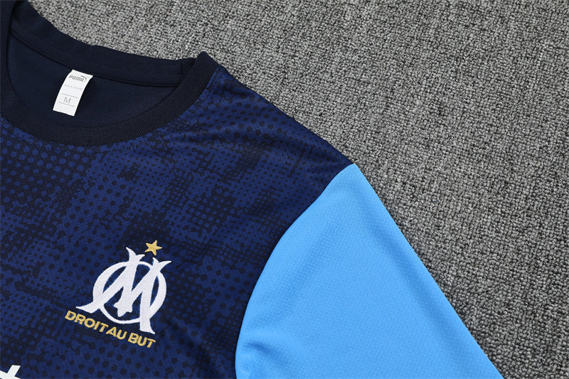 CAMISETA Y PANTALONES CORTOS PARA NIÑOS OLYMPIQUE DE MARSEILLE 25/26