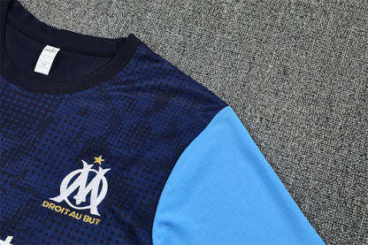 CAMISETA Y PANTALONES CORTOS PARA NIÑOS OLYMPIQUE DE MARSEILLE 25/26