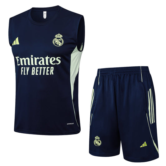 CAMISETA Y PANTALÓN CORTO ENTRENAMIENTO REAL MADRID 25/26