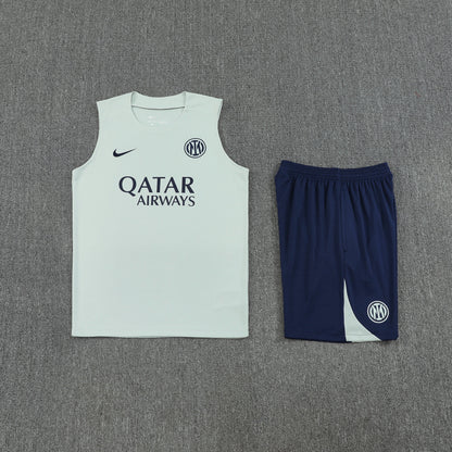 CAMISETA Y PANTALÓN CORTO ENTRENAMIENTO INTER 25/26