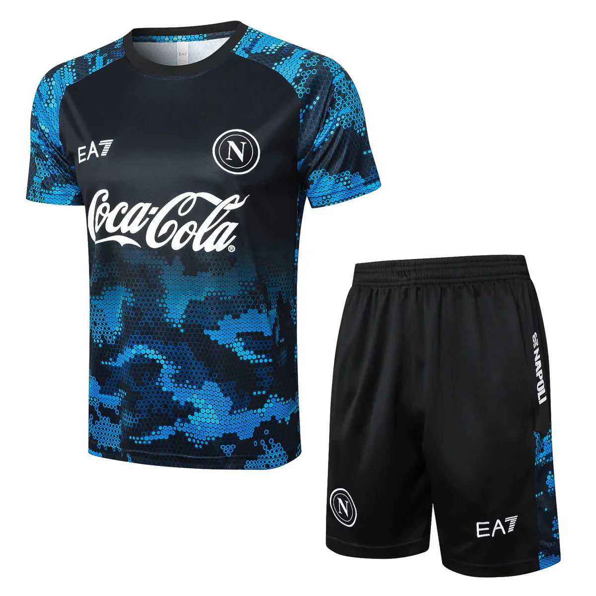 CAMISETA Y PANTALON CORTO PARA NIÑO NAPOLI 24/25