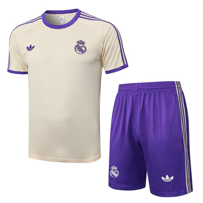 CAMISETA Y PANTALÓN CORTO ENTRENAMIENTO REAL MADRID 25/26