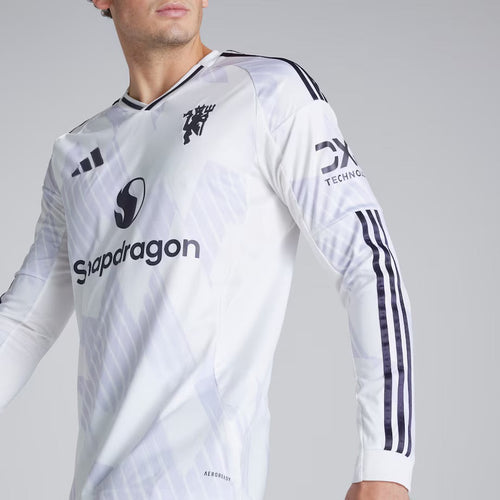 CAMISETA MANCHESTER UNITED AWAY MANGA LARGA 25/26